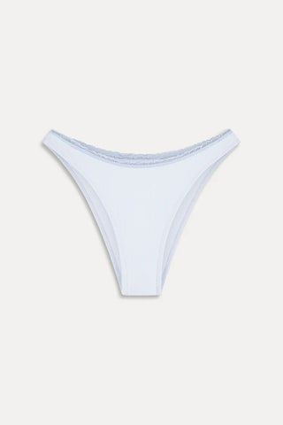 Dove Ribbed Bikini Bottom Something Blue
