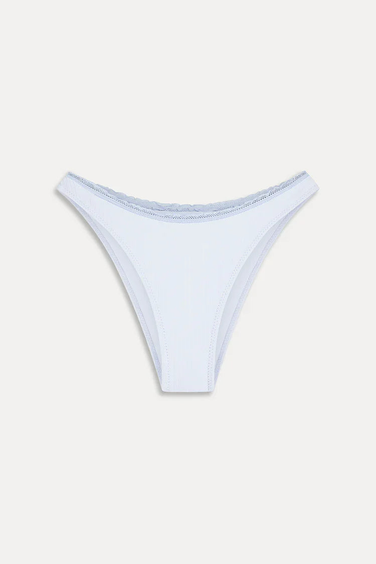 Dove Ribbed Bikini Bottom Something Blue