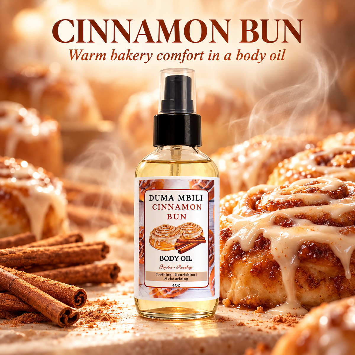 Cinnamon Bun Body Oil