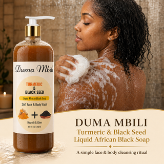 Turmeric & Black Seed African Black Soap
