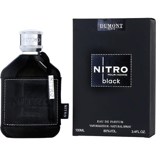 Dumont Paris Nitro Black Pour Homme Eau de Parfum 3.4 oz