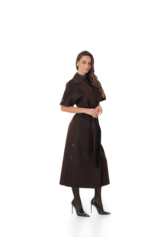 Elan Structured Short-Sleeve Coat