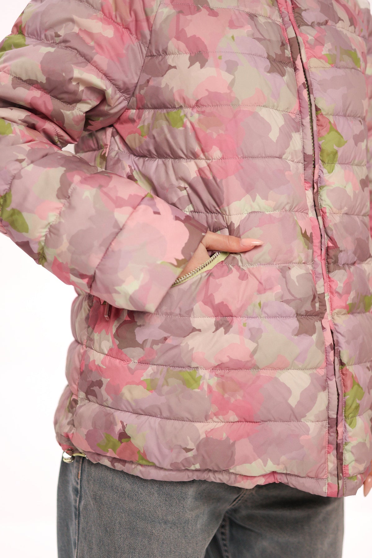 Reversible Demi-Season Jacket in Iris/Lemongrass