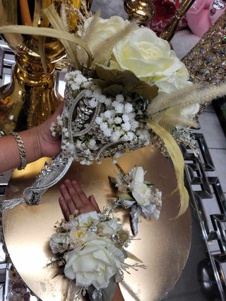 Bride Bouquet Holder, Wedding Accessories - Glamourous Grace