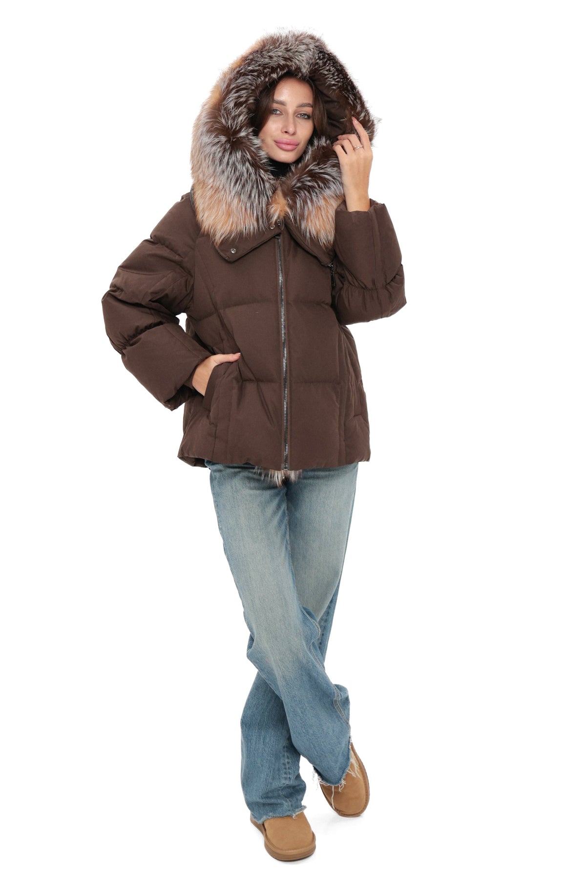 Valerie Genuine Fur Down Fill Parka