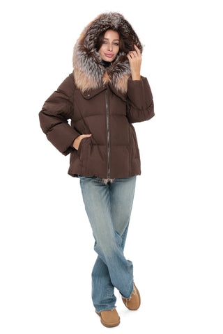 Valerie Genuine Fur Down Fill Parka