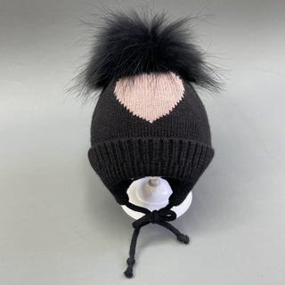 Baby & Toddler (0-2Y) Angora Blend Hat with String Tie Closure