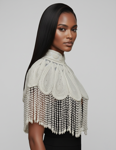 Pearl Halo Cape