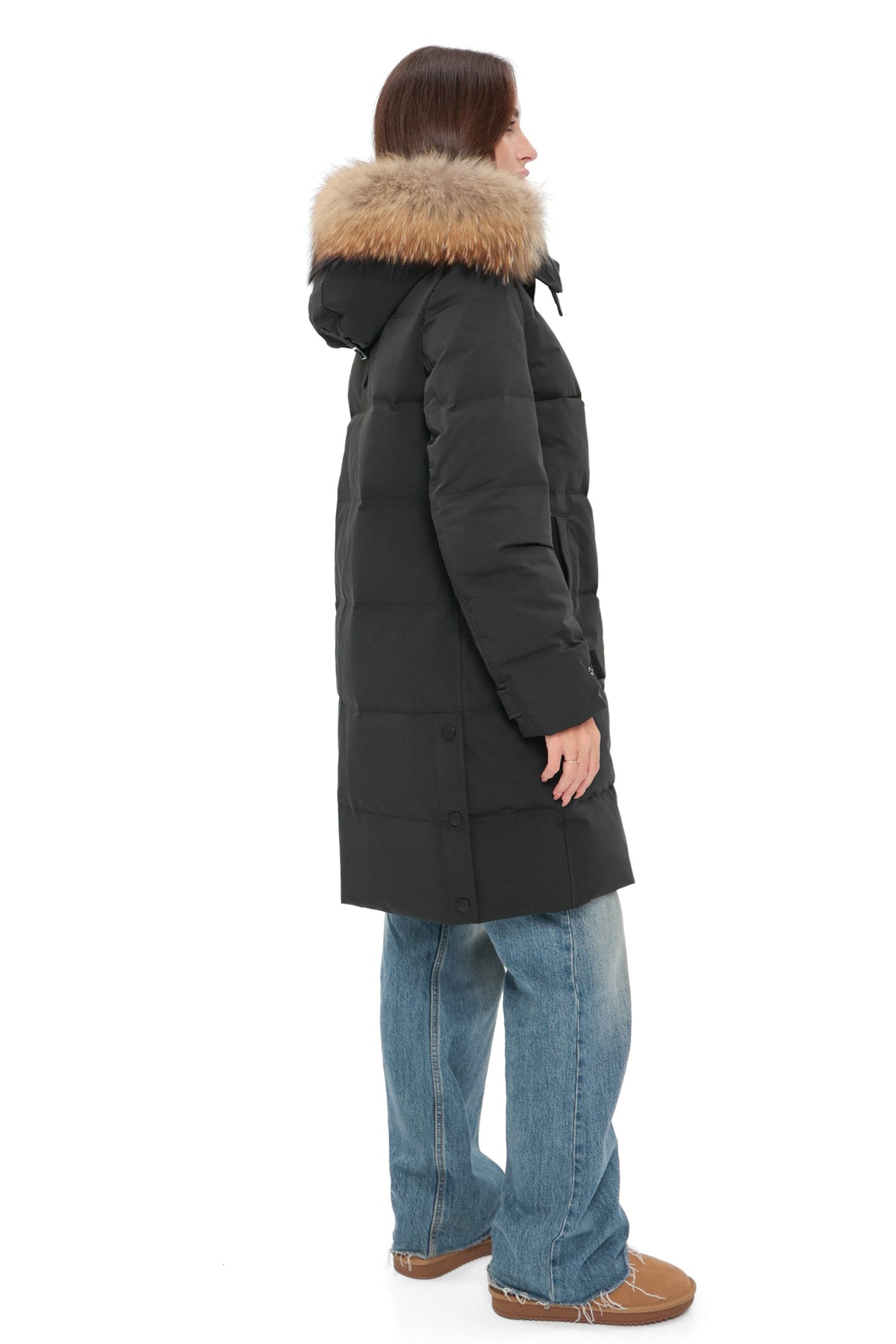 Sydney Genuine Fur Trim Down Parka