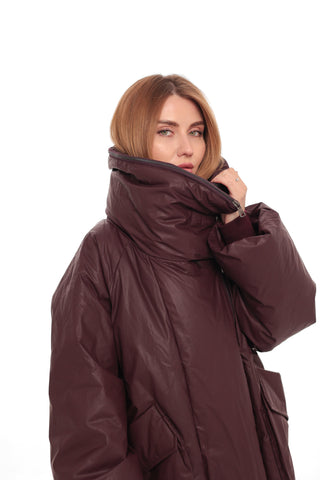 Eloise Genuine Fox Fur Down Coat