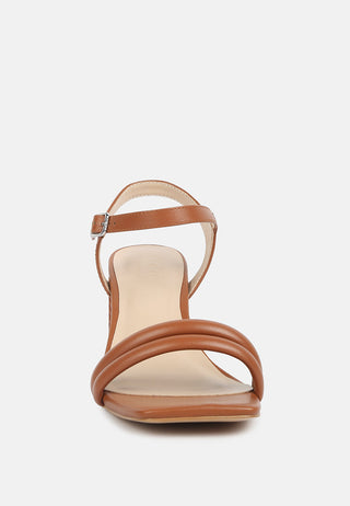 Edyta Ankle Strap Block Heel Sandals
