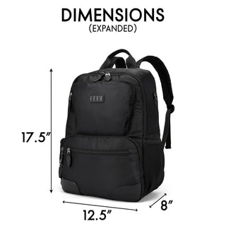 Voyage 20L Twill and Vegan Leather Backpack