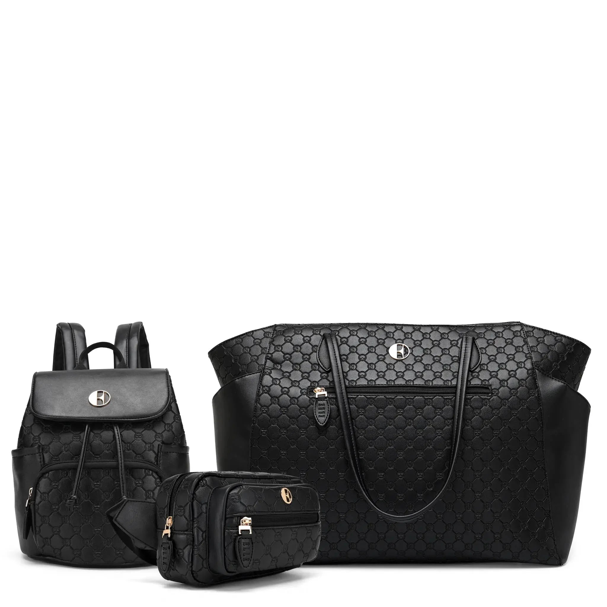 Compass Backpack, Weekender & Crossbody Set - Glamourous Grace