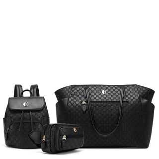 Compass Backpack, Weekender & Crossbody Set - Glamourous Grace