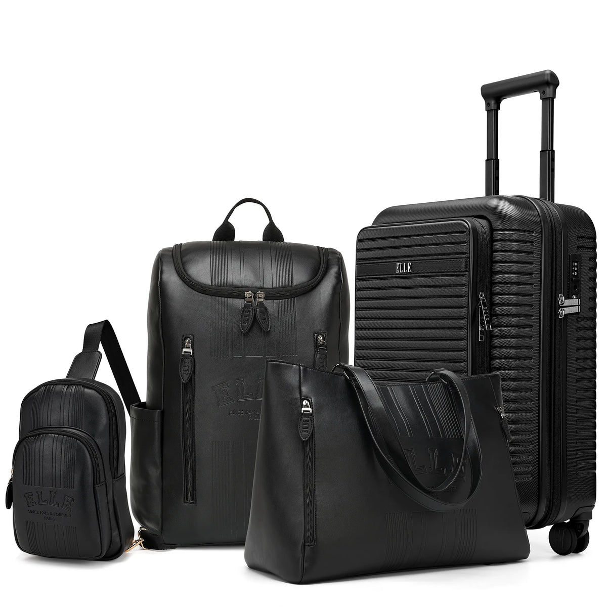 Roamer Escape Expandable 4 Piece Luggage Set - Glamourous Grace