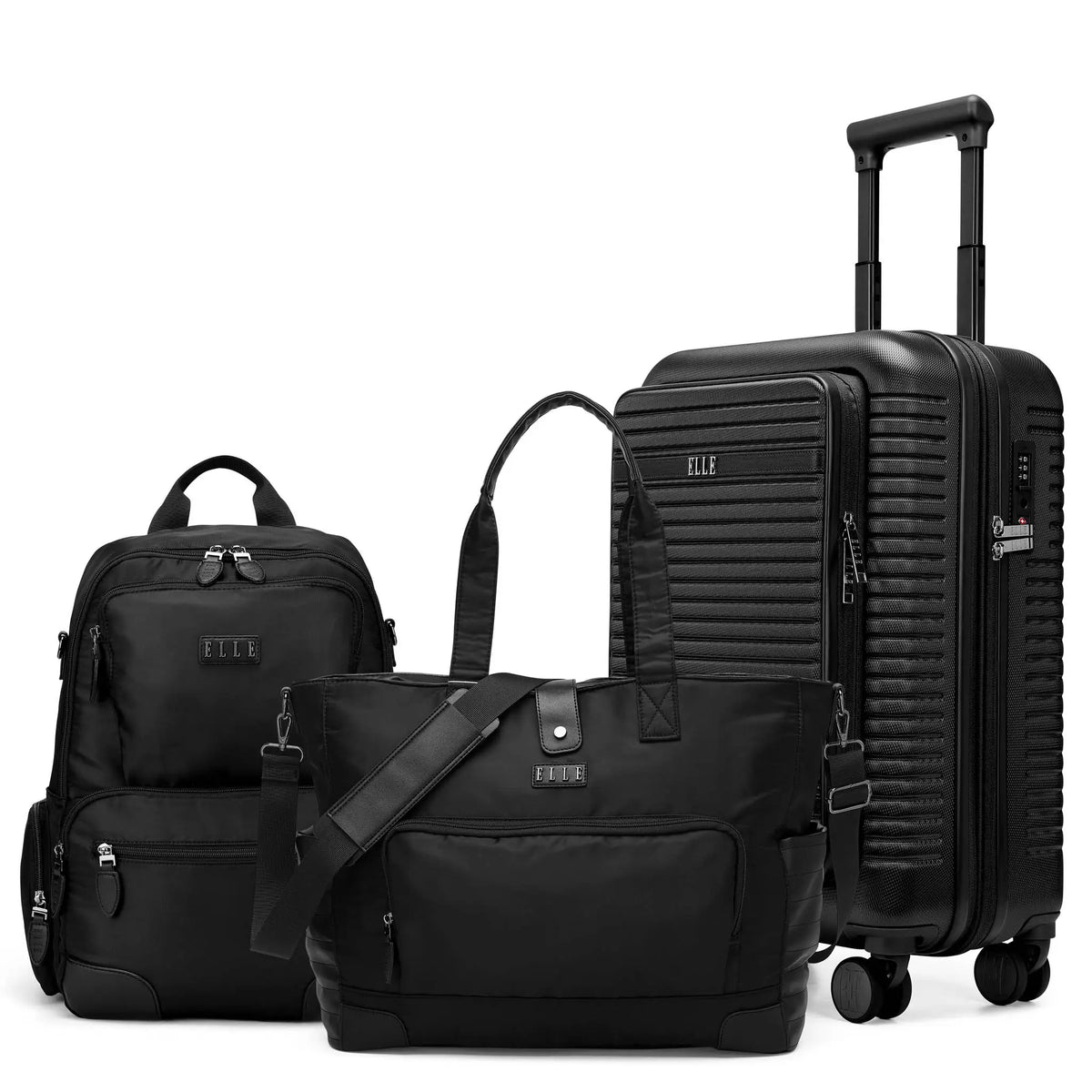 Voyage Escape Expandable 3 Piece Luggage Set - Glamourous Grace