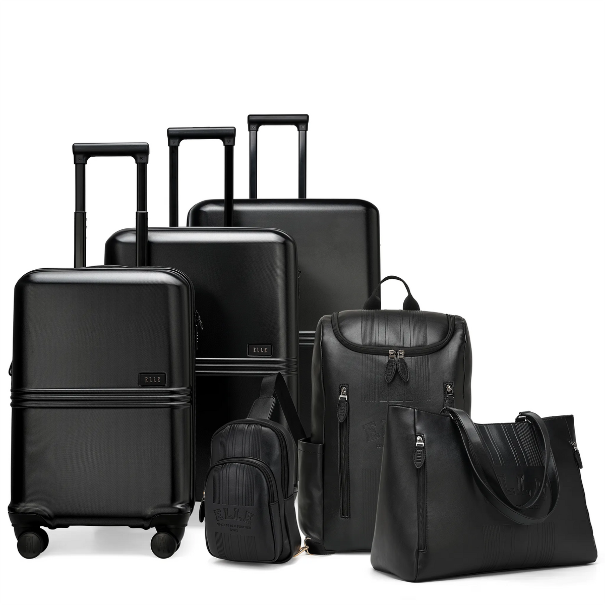 Roamer Expedition Expandable 6 Piece Luggage Set - Glamourous Grace