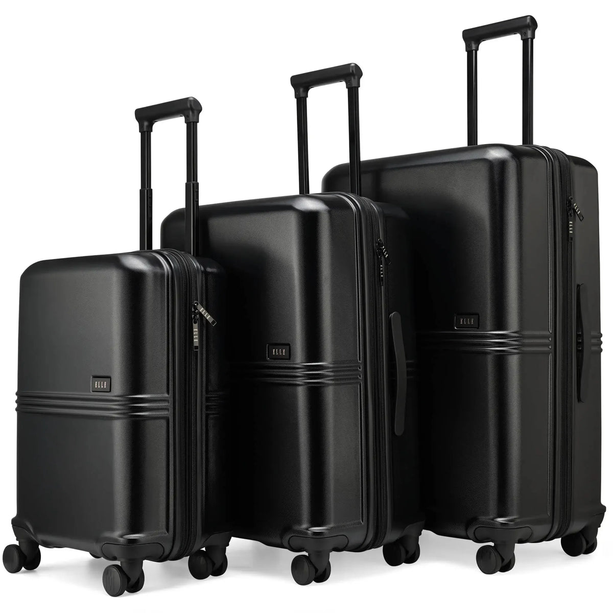 Expedition 3 Piece Expandable Polycarbonate Luggage Set - Glamourous Grace