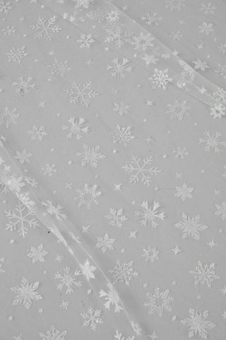 Winter Inspired Cathedral Wedding Veil - Glamourous Grace