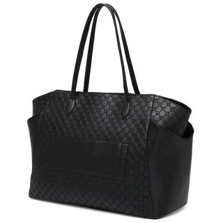 Compass 32L Vegan Leather Monogram Weekender Tote Bag