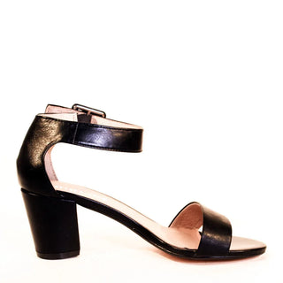 Elyse Faux Leather Sandal Heels - Glamourous Grace