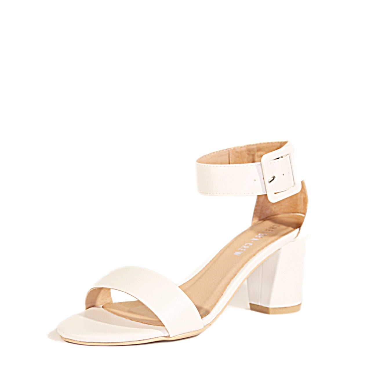 Elyse Faux Leather Sandal Heels - Glamourous Grace