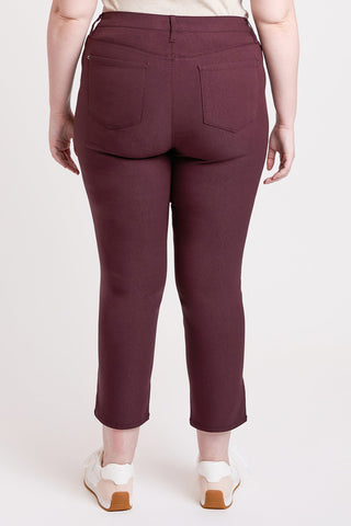 Women's Plus High Rise Hyperstretch Cropped Straight Pants