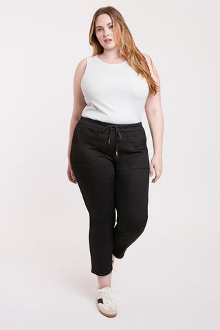 Women's Plus High Rise Pull On Straight  Jogger