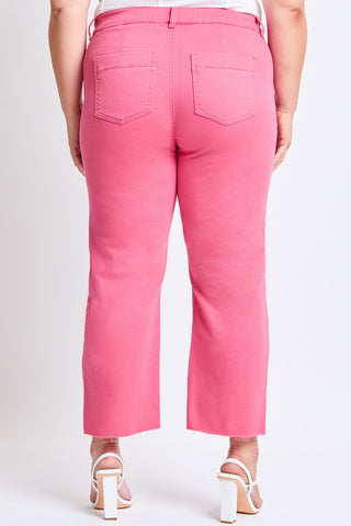 Women's Plus Hyperstretch Cropped Wide Leg Pants