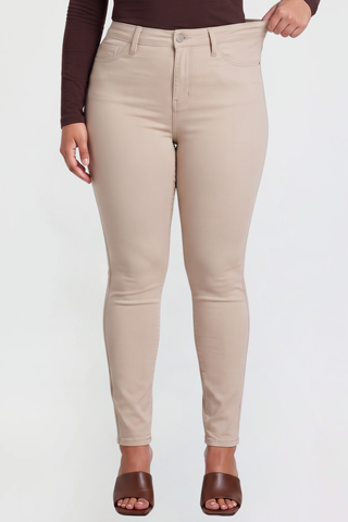 Women's Plus Mid Rise Hyperstretch Skinny Pants