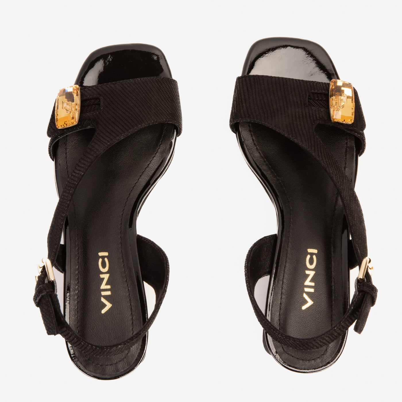 The Iconic Black Leather Women Sandal - Glamourous Grace