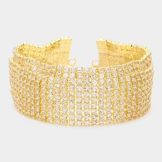 CZ Stone Pave Evening Bracelet