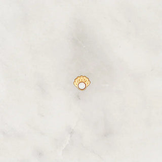 Opal Shell Stud Earrings