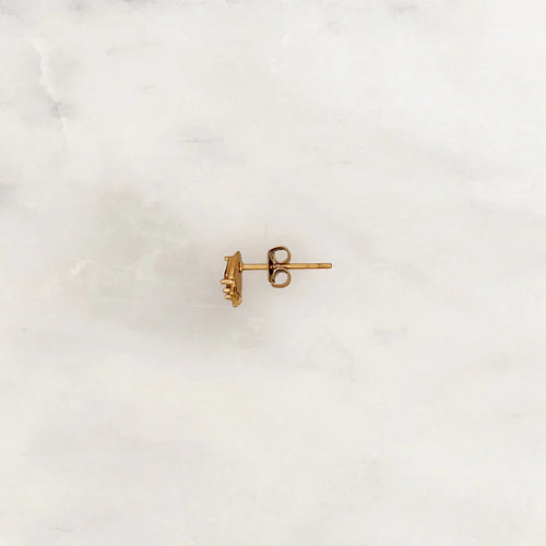 Moon Fish Stud Earrings