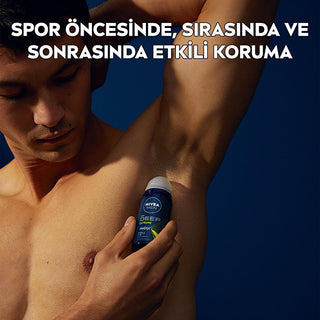Nivea Men Deep Extreme Roll-on Deodorant for Active Men - Long Lasting Anti-Perspirant Protection, 72 Hours Sweat Control, Active Carbon Formula - Glamourous Grace