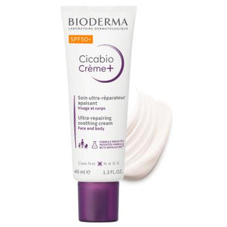 Bioderma Cicabio SPF50+ Cream - Hypoallergenic Sunscreen for Sensitive Skin, Fragrance-Free, 1.35 fl oz - Glamourous Grace
