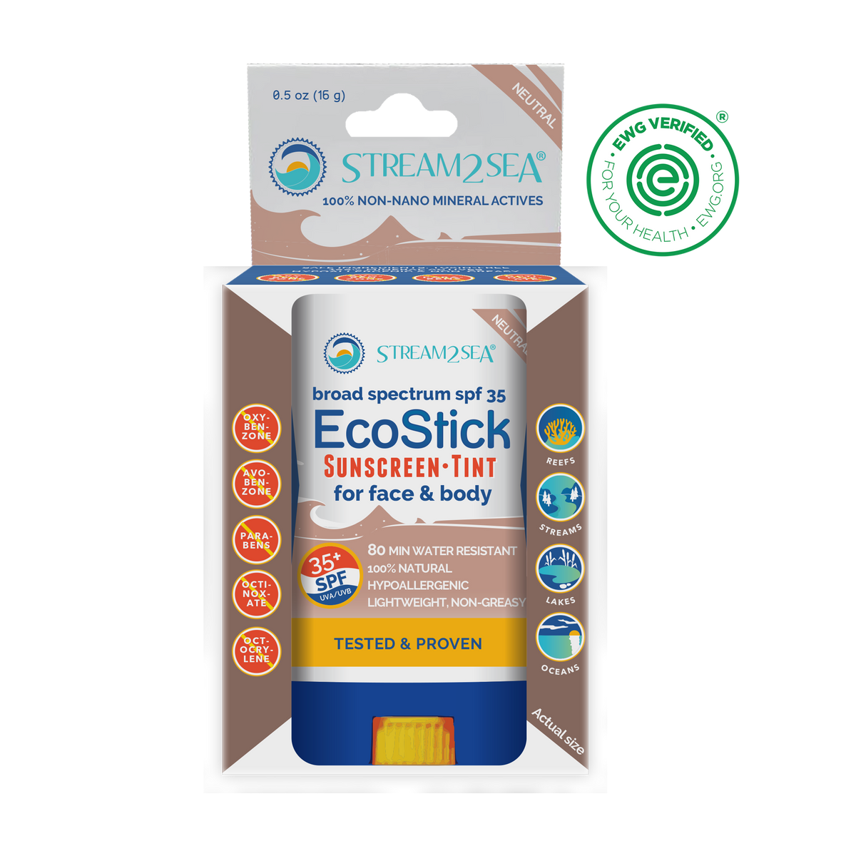 EcoStick Tinted Sunscreen - Glamourous Grace