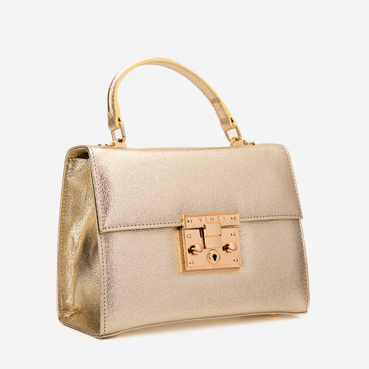 The Ege Gold Leather Handbag