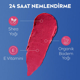 Nivea Tinted Lip Care Balm with SPF30 - Moisturizing, Natural Ingredients, 3-in-1 Formula for Lips & Cheeks - Glamourous Grace