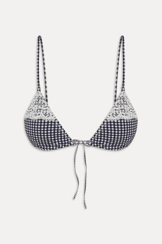 Elena Micro Cotton Bikini Top Midnight Wishes