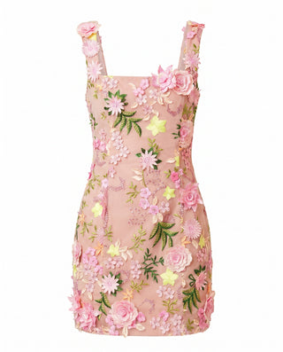 Aella Mini Dress - Pink - Glamourous Grace