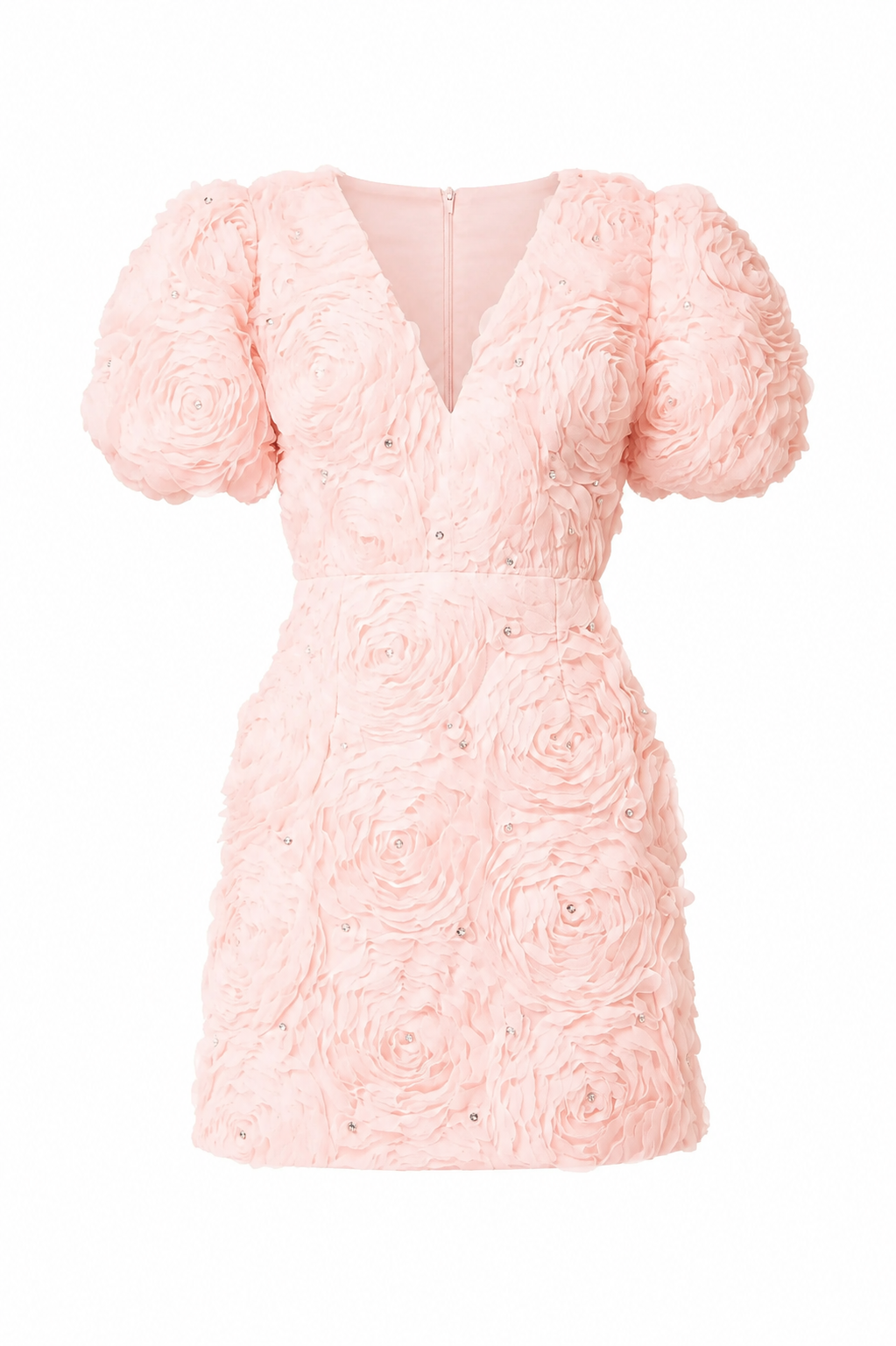 Rosella 3D Mini Dress – Pink - Glamourous Grace