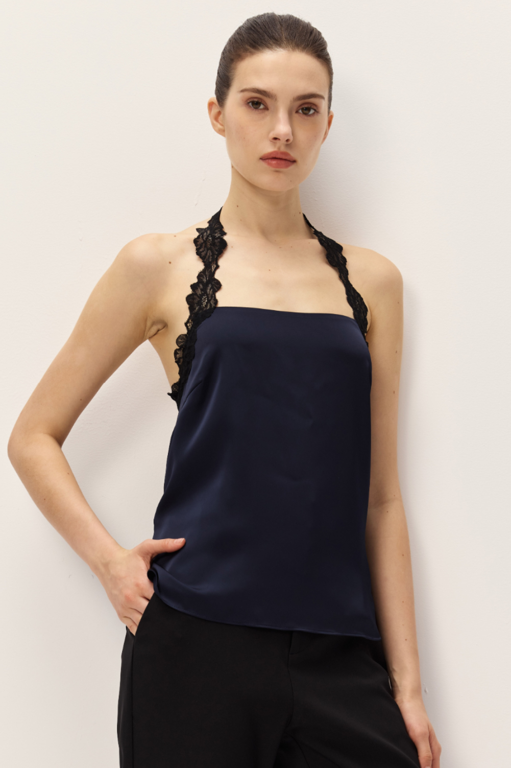 Elowen Navy Top - Glamourous Grace