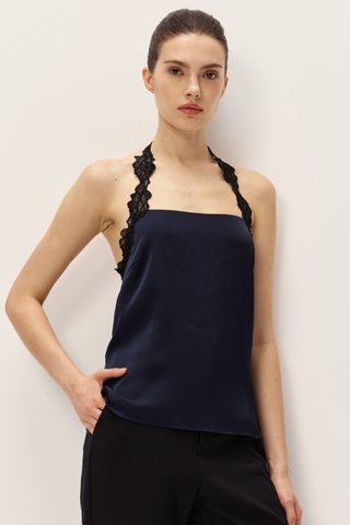 Elowen Navy Top - Glamourous Grace
