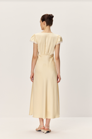 Ondine Butter Yellow Dress - Glamourous Grace