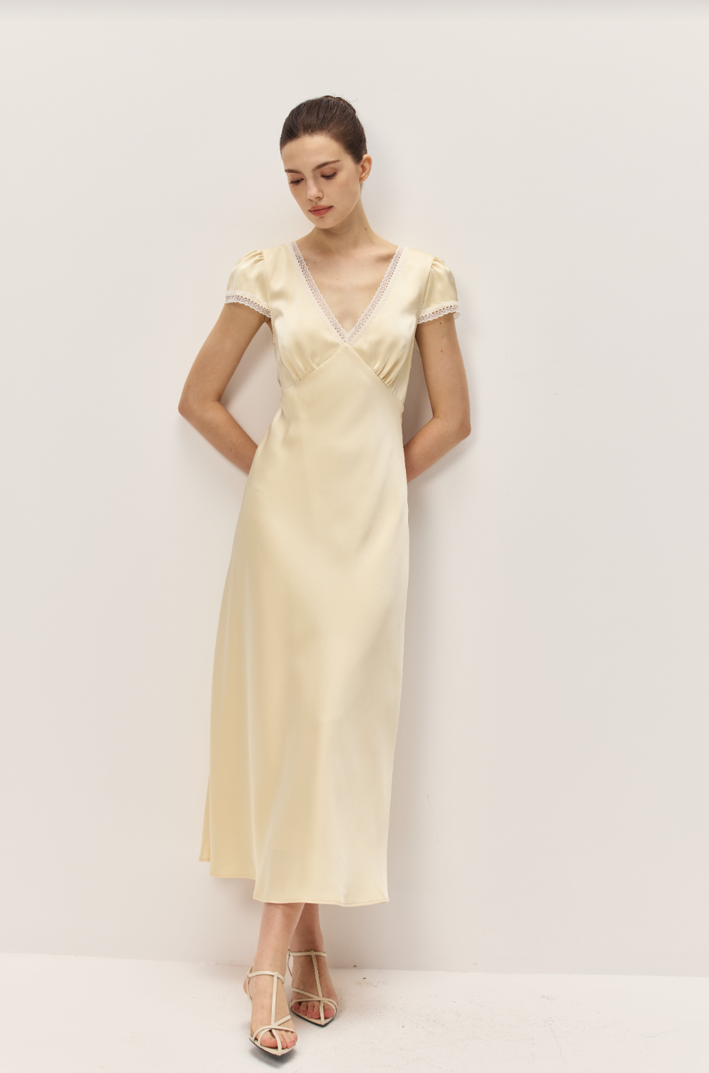 Ondine Butter Yellow Dress - Glamourous Grace