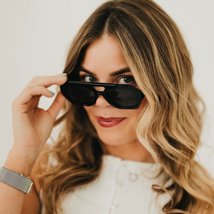 Ember Geometric Sunglasses - Glamourous Grace