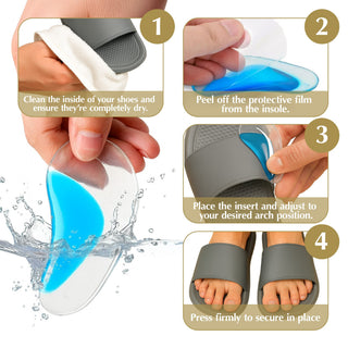Arch Support Shoe Inserts for Adults & Kids