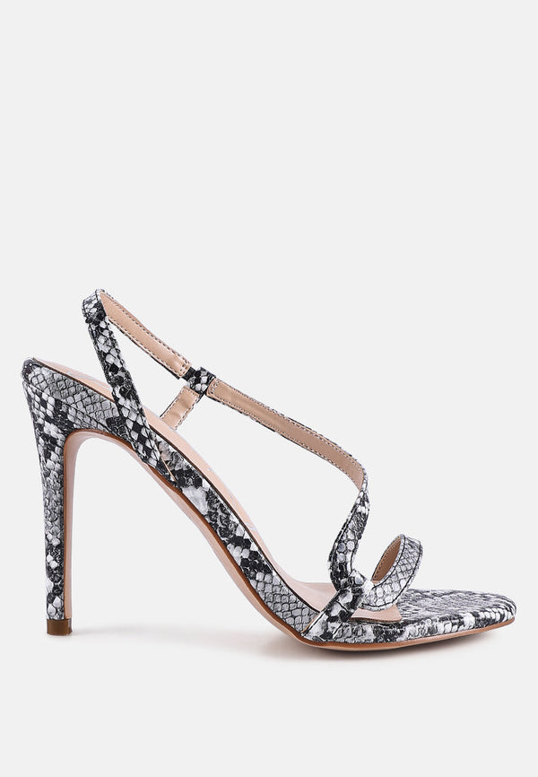Epoque Heeled Strappy Slingback Sandals - Glamourous Grace