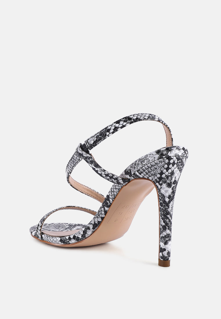 Epoque Heeled Strappy Slingback Sandals - Glamourous Grace